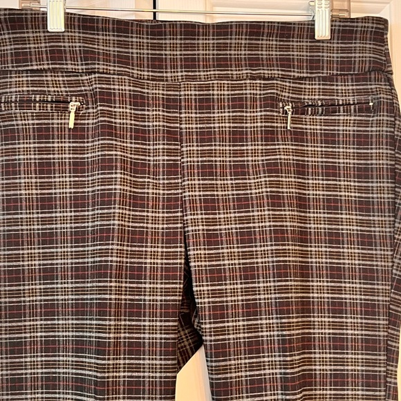 Soho Dark Black and Grey Checkered Pants - Picture 2 of 8